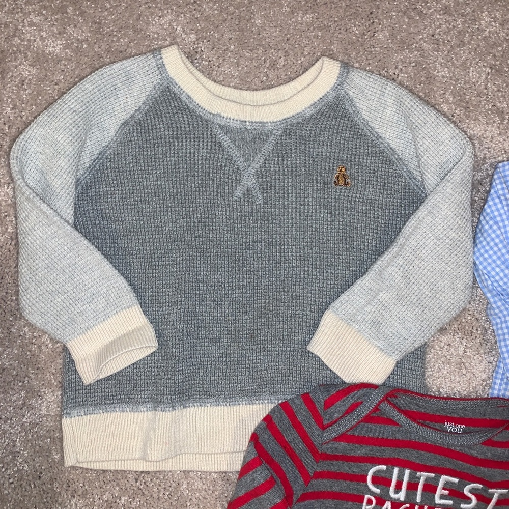 Bundle of Boys 9mo Long Sleeve Shirts - Picture 2 of 7